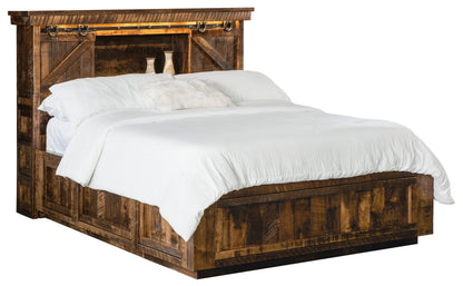 Lit plateforme Amish 19,25 pouces de haut
