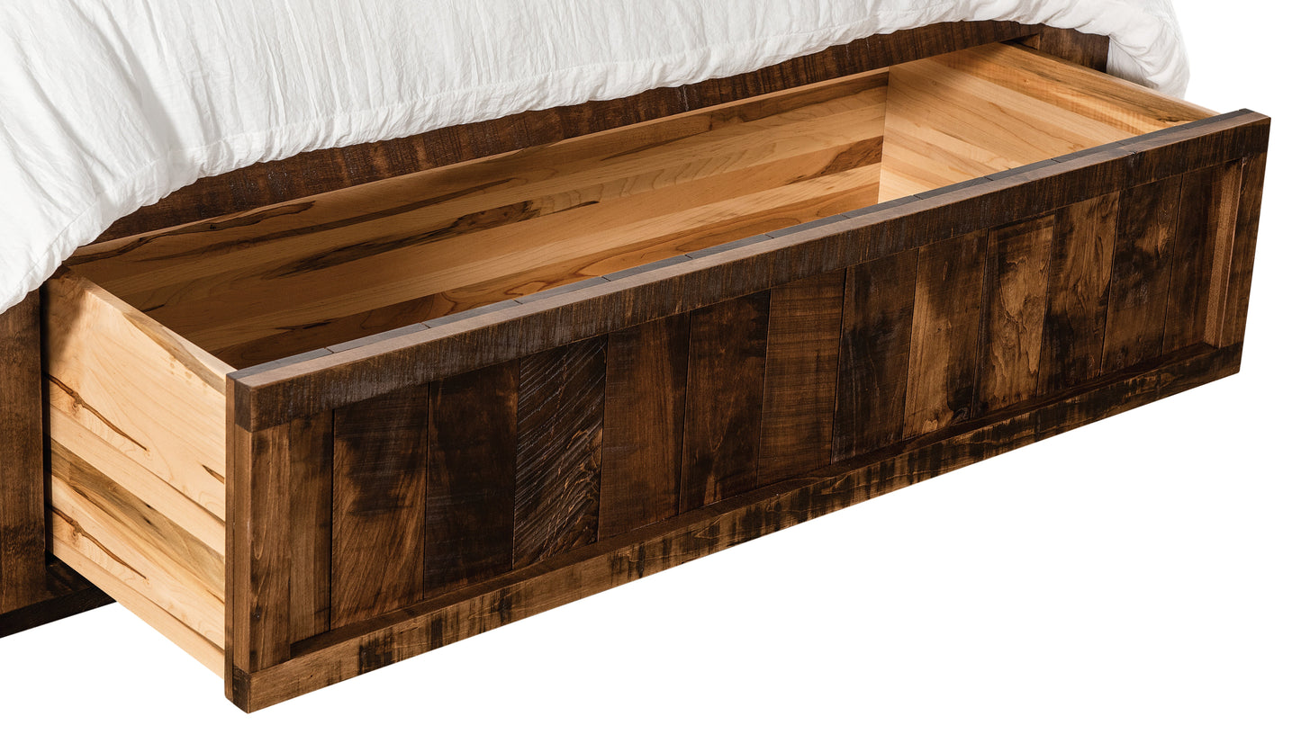 Lit plateforme Amish 19,25 pouces de haut