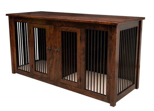 Armoire double pour animaux Amish Carson