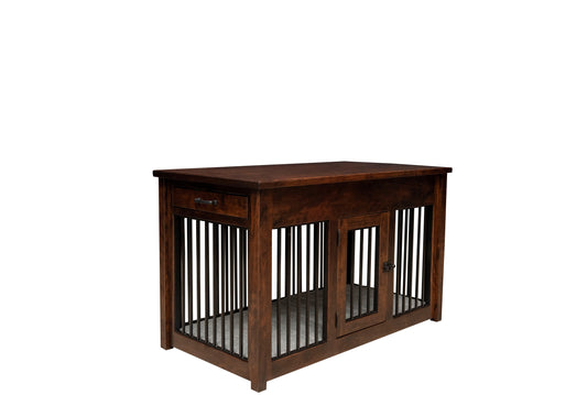 Table basse Amish Macy pour animaux de compagnie avec coussin