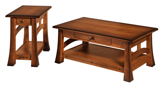 Table d'appoint et table basse Amish Brady