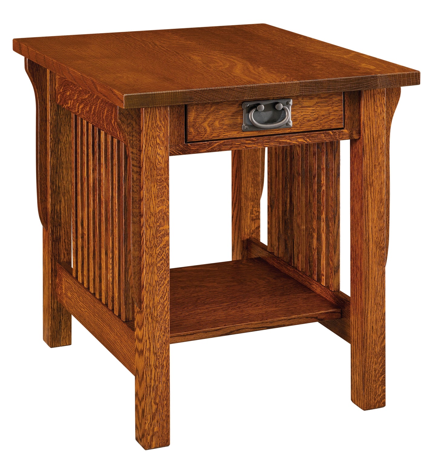 Table d'appoint à un tiroir Amish Landmark
