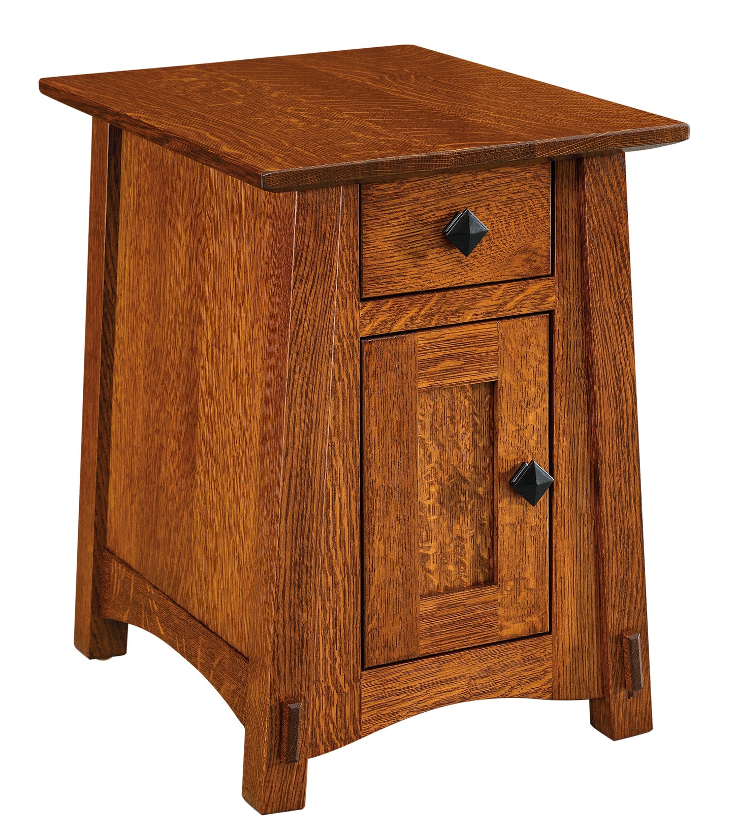 Table d'appoint Amish McCoy à un tiroir et une porte