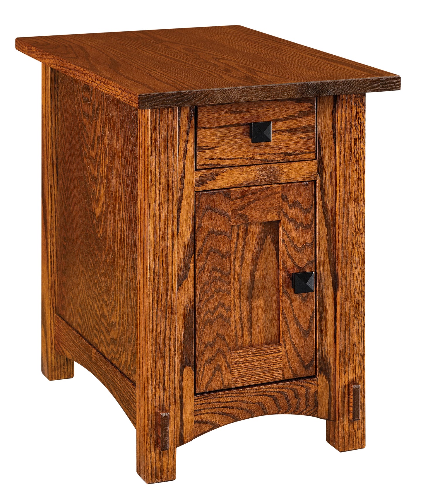 Table d'appoint Amish Springhill à un tiroir et une porte