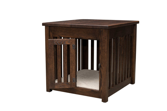 Table d'appoint Amish Macy pour animaux de compagnie avec coussin