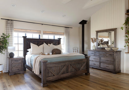 Lit King Size Amish Kimberley - Livraison rapide