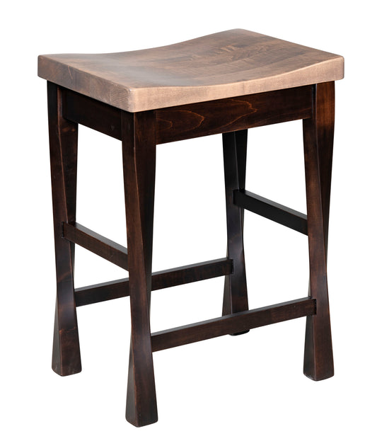 Tabouret de bar fixe sans dossier Amish Lexington