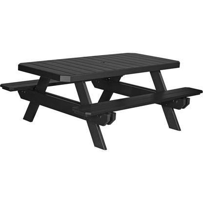 Table de pique-nique rectangulaire de 6 pieds
