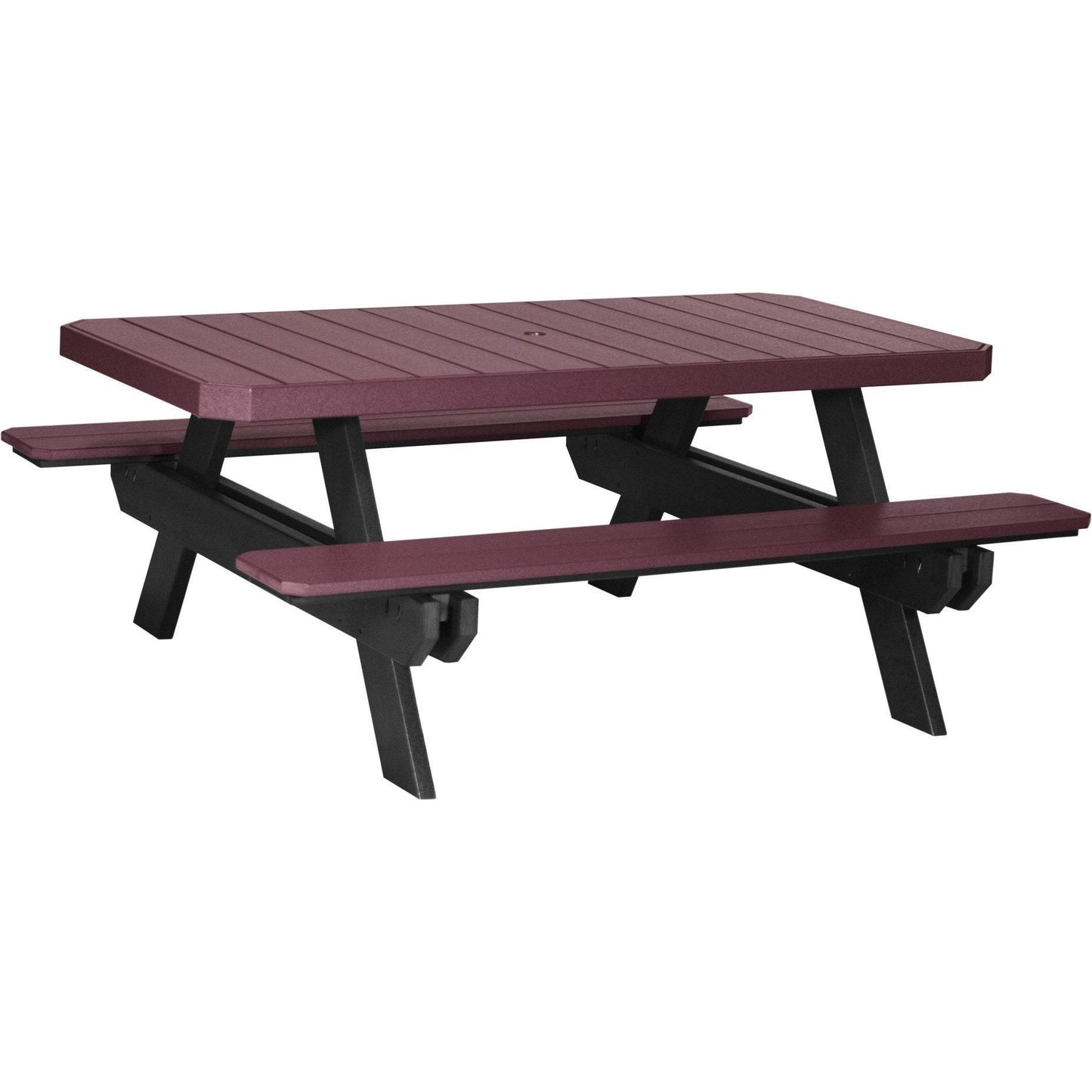 Table de pique-nique rectangulaire de 6 pieds