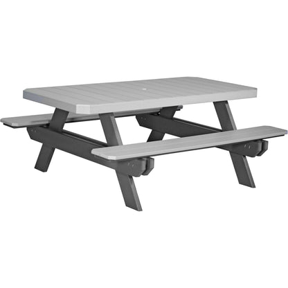 Table de pique-nique rectangulaire de 6 pieds