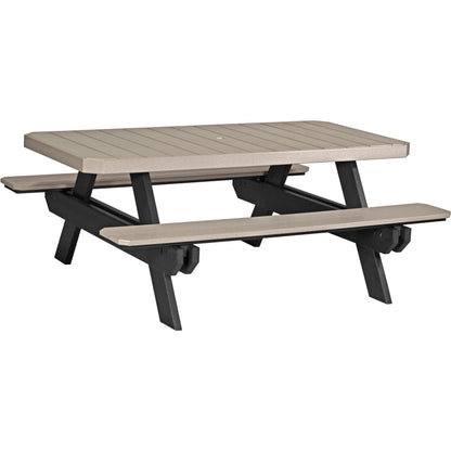 Table de pique-nique rectangulaire de 6 pieds