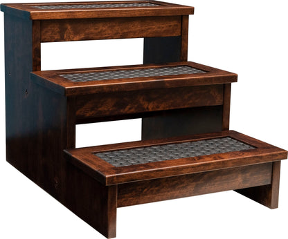 Escalier Amish pour animaux de compagnie avec 5 contremarches