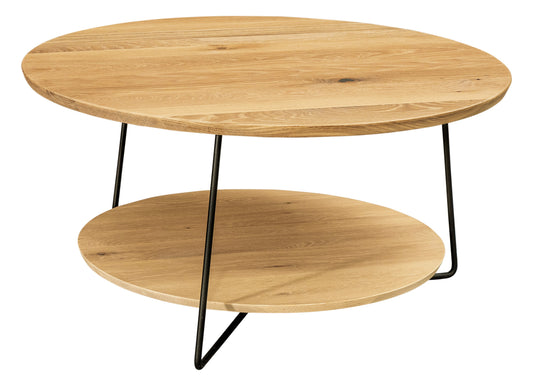 Table basse ronde Amish Hadley