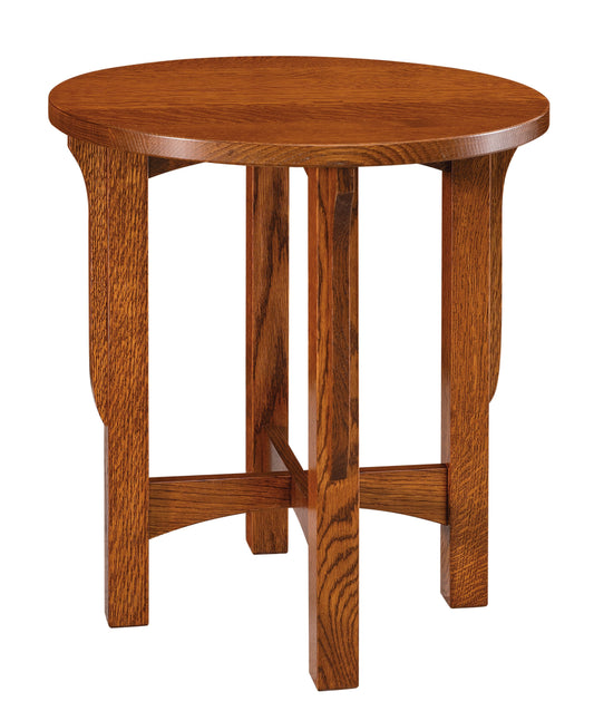 Table d'appoint ronde Amish Landmark