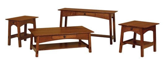 Tables de salon ouvertes Amish McCoy