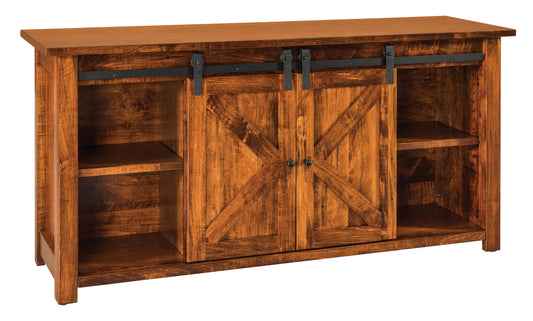Table basse Amish Teton à deux portes