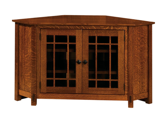 Meuble d'angle TV Amish McCoy
