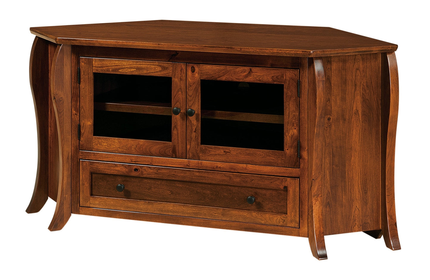 Meuble d'angle TV Amish Quincy